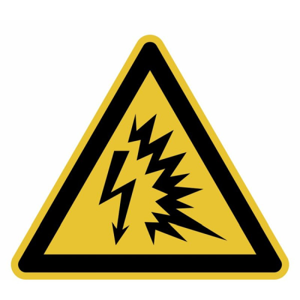 Stein HGS Warnschild, Warnung vor Lichtbogen, 100 mm / Folie, selbstklebend, 21.a8341