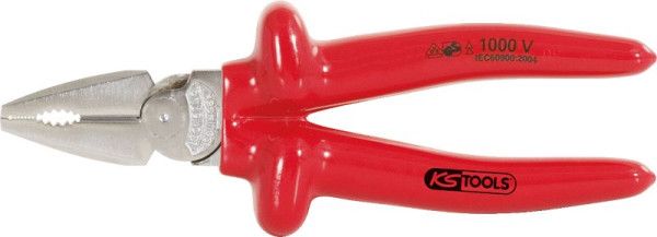 KS Tools 1000V Kraft-Kombinationszange, 160mm, 117.1278