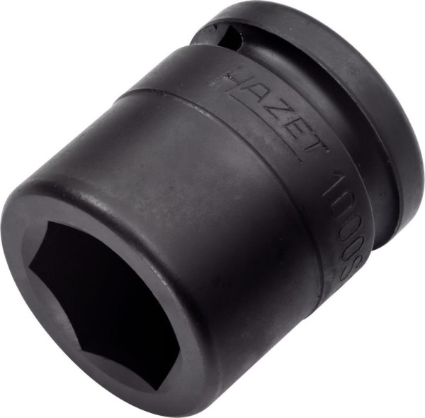 Hazet Schlag-, Maschinenschrauber Steckschlüsseleinsatz, Sechskant, Vierkant hohl 20 mm, Außen-Sechskant Profil, 27 mm, kurz, 1000S-27