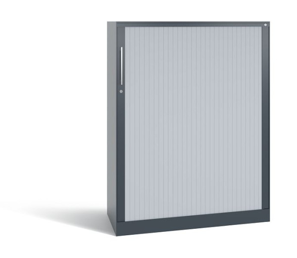 C+P Rollladenschrank Asisto, H1310xB1000xT435mm, Farbe: Anthrazit / Weiß, Bügelgriff, 3 OH, 143032-000 S10121