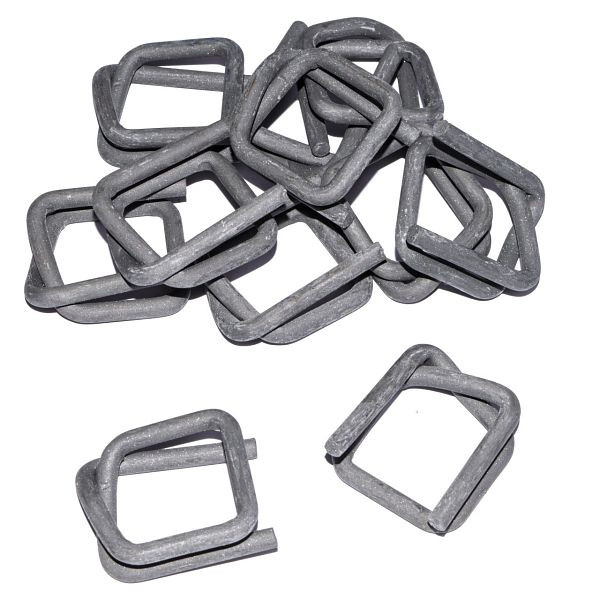 LINDER Metallklemmen phosphatiert, für 13 mm Bandbreite, 1000 Stück, B4P33