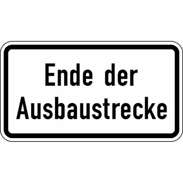 Stein HGS Ende der Ausbaustrecke Nr. 2139, 420 x 231 mm, Flachform 2 mm, RA1, 2139-111
