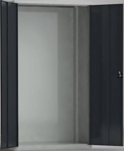 KLW Schwerlastschrank-Leergehäuse 2000 x 1108 x 655 mm H x B x T mit abschliessbaren Flügeltüren, 7FW-PP2000TD-L001XPB