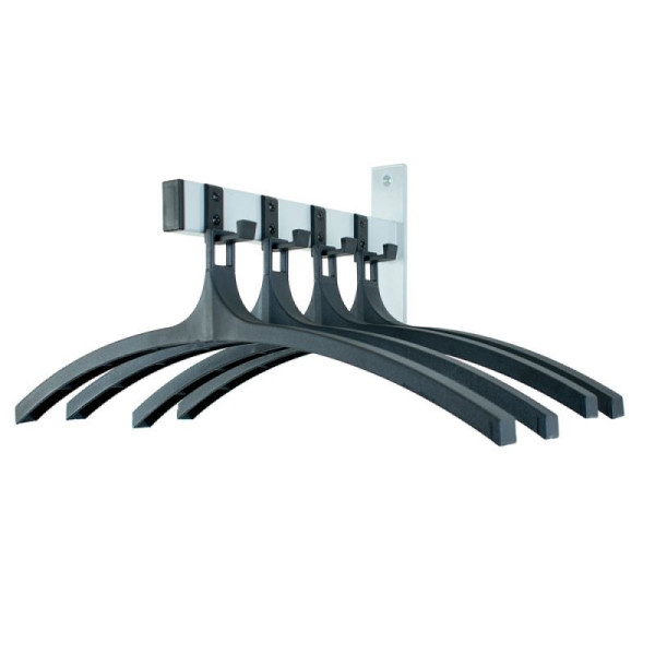 STEIN HGS Wandgarderobe HIQ Kleiderbügel, 4 Kleiderbügel, 83936.0003