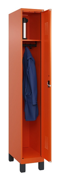 C+P Spind Evolo PLUS, mit Füßen, 1 Abteil, 1950x300x500mm, 2004/2004, Verschluss Zylinderschloss, Ablageböden 1, 049010-10 S10051