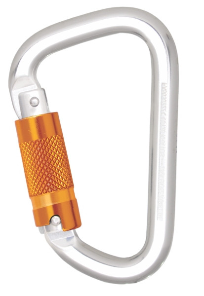 Funcke Bergsteigerkarabiner D2, aus Aluminium, 70020851