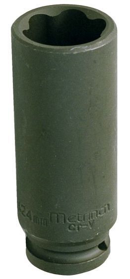 Metrinch 1/2" Kraft-Stecknuss lang 19 mm und 3/4", MET-2259
