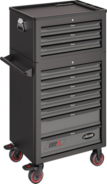 VIGOR Werkstattwagen Series L, mit Aufsatzkoffer, V1970