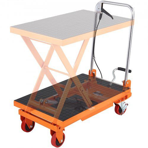 VEVOR Hydraulischer Scherenhubtisch 150 kg Tragfähigkeit, 220–720 mm Hub, 700x450 mm Plattform, für Werkstatt/Lager/Supermarkt, DJYYSJPTCCS4IXENHV0