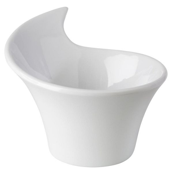 APS Schalen "FRIENDLY", Dippschalen, Snackschalen, aus recyceltem Kunststoff (PET), 8,5 x 7 cm, Höhe 6 cm, 0,07 Liter, weiß, VE: 12 Stück, 79041