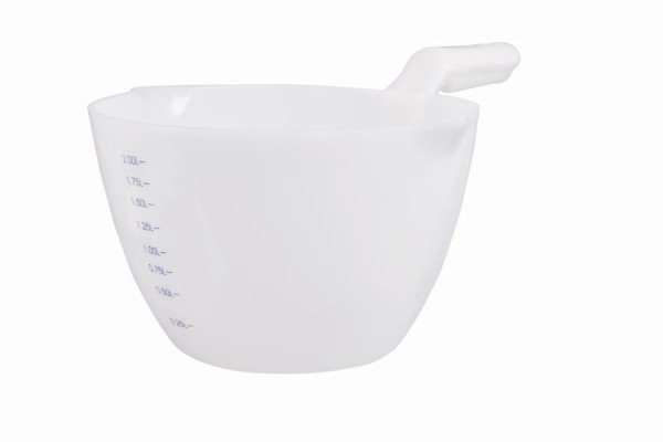 Schneider Kasserolle mit Griff, Polyethylen, natur-weiß, Durchmesser 19 cm, 290200