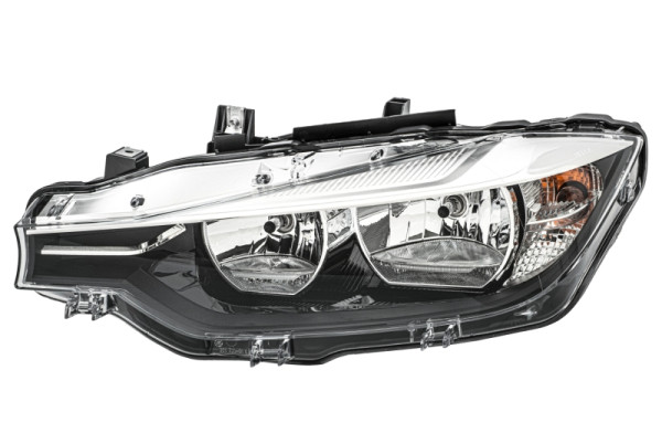 HELLA Halogen/FF-Hauptscheinwerfer, für u.a. BMW 3 Touring (F31), für Linksverkehr, links, 1LG 012 101-931