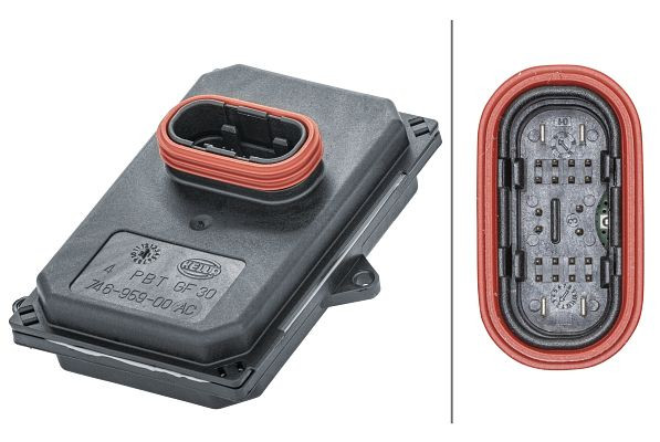 HELLA Steuergerät, Hauptscheinwerfer, 12V, Xenon, für Abbiegelicht, Einbauposition: beidseitig, 5DF 010 114-731