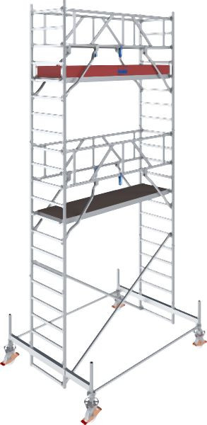 Krause Stabilo Fahrgerüst S100 Feldlänge: 2,50m, Arbeitshöhe: 6,50m, 774033
