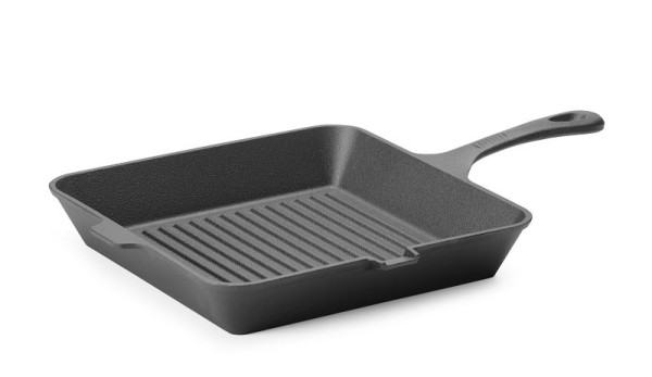 Hendi Gusseisen-Grillfpanne, Grillen, strapazierfähig, 629369