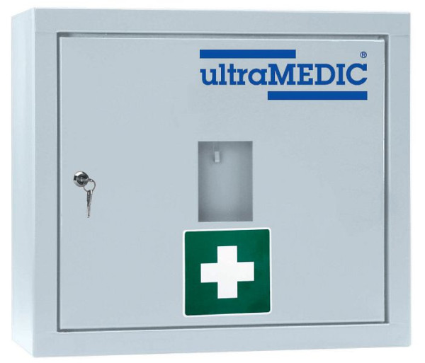 ultraMEDIC Anbau-Verbandschrank ultraTOP-LOCKER "022", mit Füllung DIN 13157, weiß, SAN-0060-WE