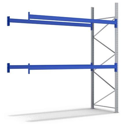 BITO Palettenregal P2 3505x1100x1800 Anbaufeld 2E 1000 RAL5010 U, 55902