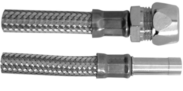 Benkiser Flexibler Schlauch DN8, DVGW W543 KTW-A 10 Bar, Quetschvon 3/8 x 10 mm/Stutzen 10mm Länge 30cm, 5653830