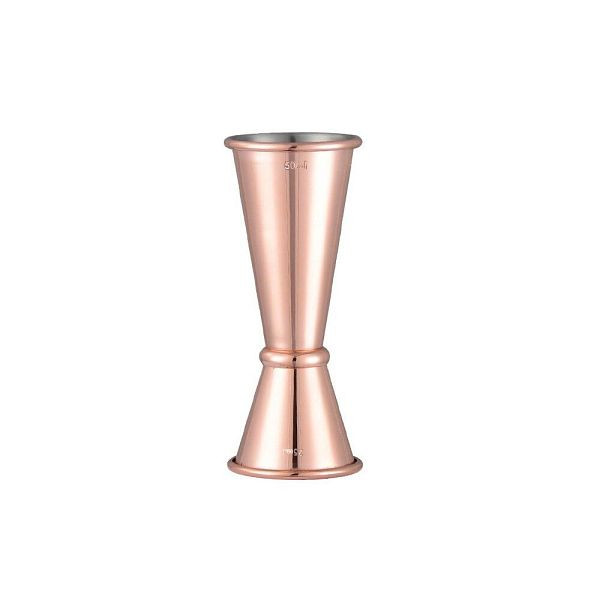 Stalgast Jigger, Japanischer Stil, doppelseitig, Edelstahl, kupferfarben, 25/50 ml, BE0211255