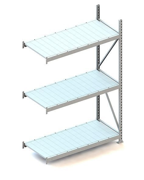 Meta MINI-RACK AR 2200x1400x650 mm, verzinkt, mit Stahlpaneele, Bodenanzahl: 3, 20051226