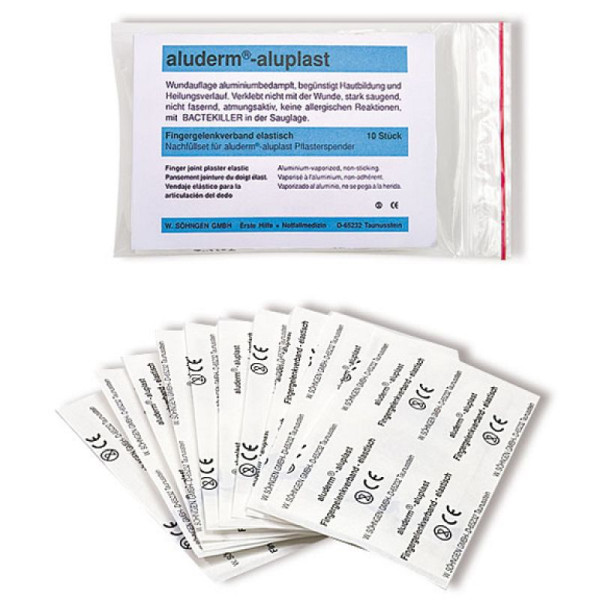 Stein HGS Nachfüllset für Pflasterspender aluderm®-aluplast, 30 Pflasterstrips (72 x 19 mm), 24898