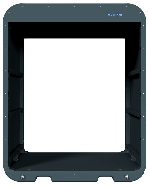 SCHAKE-VECTOR Mobiler Schutztunnel V-Guard, verzinkt + schwarz-matt pulverbeschichtet, Ohne LED, VPTU21SOO0068