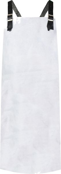 ASATEX Spaltlederschürze, verstellbare Kreuzberiemung, Farbe: weiss, VE: 25 Stück, SLS