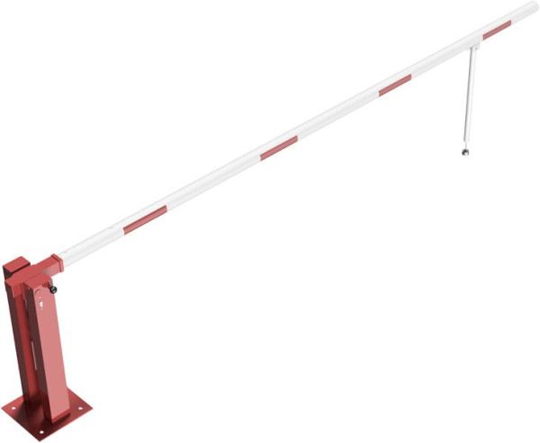 Schake Handschranke mit Gasdruckfeder und Pendelstütze, lichte Weite: 4000 mm, mit Profilzylinderschloss, 415_41ZPB