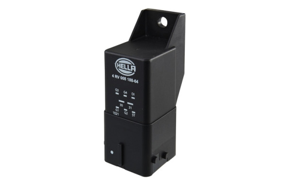 HELLA Relais, Glühanlage, 12V, Anschlussanzahl: 8, 4RV 008 188-641