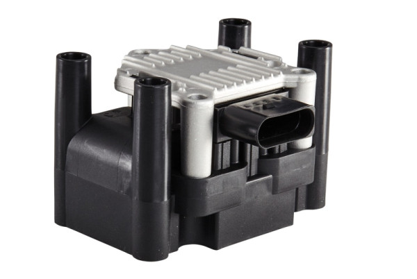 HELLA Zündspule, 12V, 4-polig, Blockzündspule, geschraubt, 5DA 358 000-171