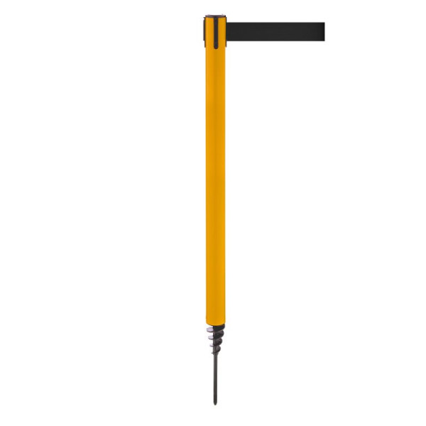 Stein HGS Personenleitsystem -P-Line Outside-, gelb, schwarz, mit Gurtendstück (Standard), 37688-0301