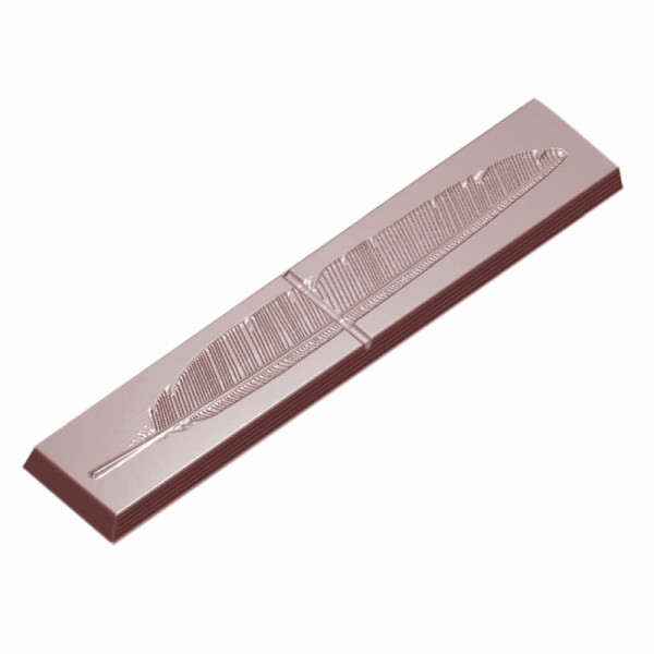 Schneider Schokoladen Form - Feder, 275 x 135 x 24 mm / 123 x 22 x 6 mm, 16,5 gr, 4 x 2 Stück, 421611