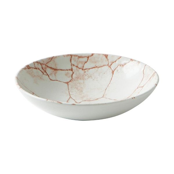 Churchill Studio Prints Kintsugi Evolve Coupe-Schüsseln, Koralle, 184 mm, (12 Stück), CX680