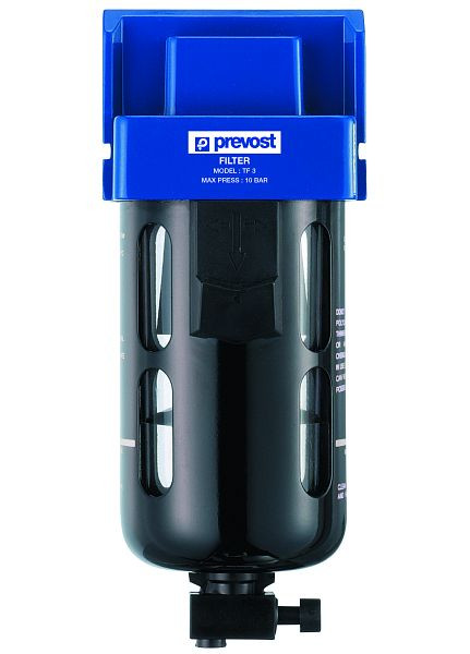 Prevost ALTO 3 - Filter 25 - 5 und 0,01 µm, IG BSPP= G 1/2, Durchfluß= 1500 Nm3/h, Filterung= 0,01 µm, TC 3