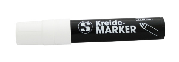 Schneider Kreidestift 15 mm, Farbe weiß- Schreibdicke: 5-15 mm, 198910