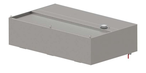 Stalgast Wandhaube "Expert Line", kastenform 2100 mm x 900 mm mit LC2 Typ A Zyklonen-/Labyrinthfilter, WH21912