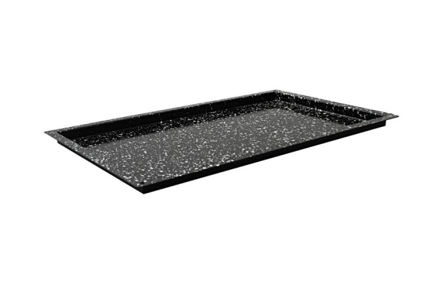 Schneider Backblech GN 1/1 Granit-Emaille, 530x325x20 mm, aus emailliertem Stahl, 382510