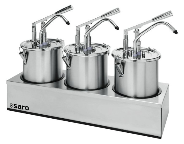 Saro Saucenspender PD-003 3 x 5 Liter, 421-1007, 4017337055944