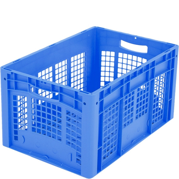BITO Eurostapelbehälter XL /XL 64323 600x400x320 blau, Wände durchbrochen, C0291-0067