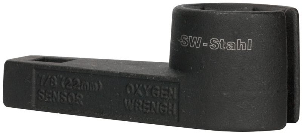 SW-Stahl Steckschlüsseleinsatz, offen, 3/8", 22 mm, L-Form mit seitlich versetztem Antrieb, 26045L-2