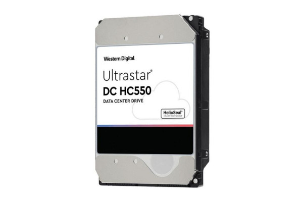 Western Digital Ultrastar DC HC550 SATA 18TB Festplatte, 3,5", SATA 6Gb/s, 18TB, 7200RPM, 512MB, 24/7, R/V Sensor, 0F38459