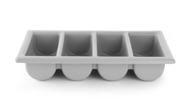 Hendi Besteckbehälter, LxBxH: 530x325x100 mm, Grau, 552308