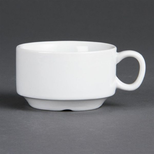 Olympia Whiteware stapelbare Espressotassen 8,5cl, VE: 12 Stück, CB471