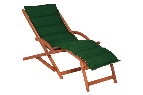 Merxx Copa Cabana Set 2-teilig, 1 Copa Cabana Schwungliege, 1 Wendekissen grün/beige, FSC Eukalyptusholz, 25176-101