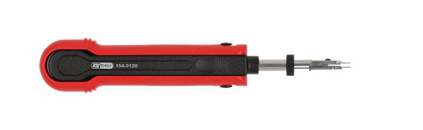 KS Tools Entriegelungswerkzeug für Flachstecker/Flachsteckhülsen 2,8 mm (KOSTAL SLK), 2-fach verstellbar, 154.0120