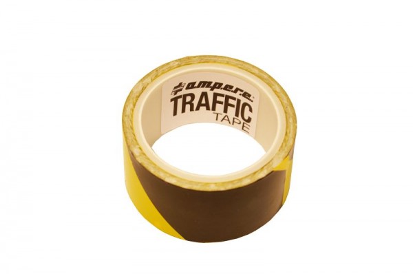 Ampere Traffic Tape Extra, 0,2 mm Dicke, 50 mm Breite, gelb/schwarz, 631032904