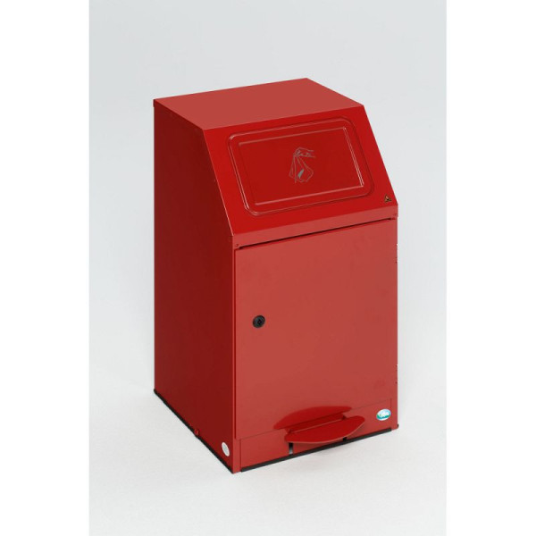 STEIN HGS Putzwollkasten, Putzwollkasten PWK 45 mit Pedal, selbstlöschend, 82050.0002