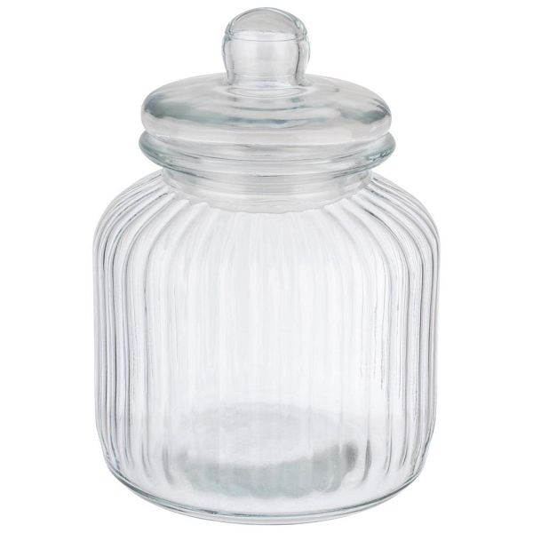 APS Vorratsglas -COOKIEGO- Ø 17 cm, H: 24,5 cm, 3 Liter, Glas, Öffnung: Ø 9 cm, 82268