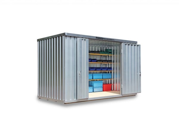FLADAFI Materialcontainer MC 1400 XL, montiert, mit Holzfußboden, 4.050 x 2.170 x 2.532 mm, F2014200201201422