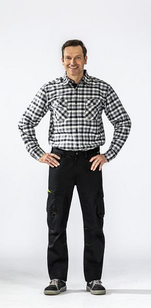 Planam Stretchline Bundhose, schwarz, Größe 48, 6610048